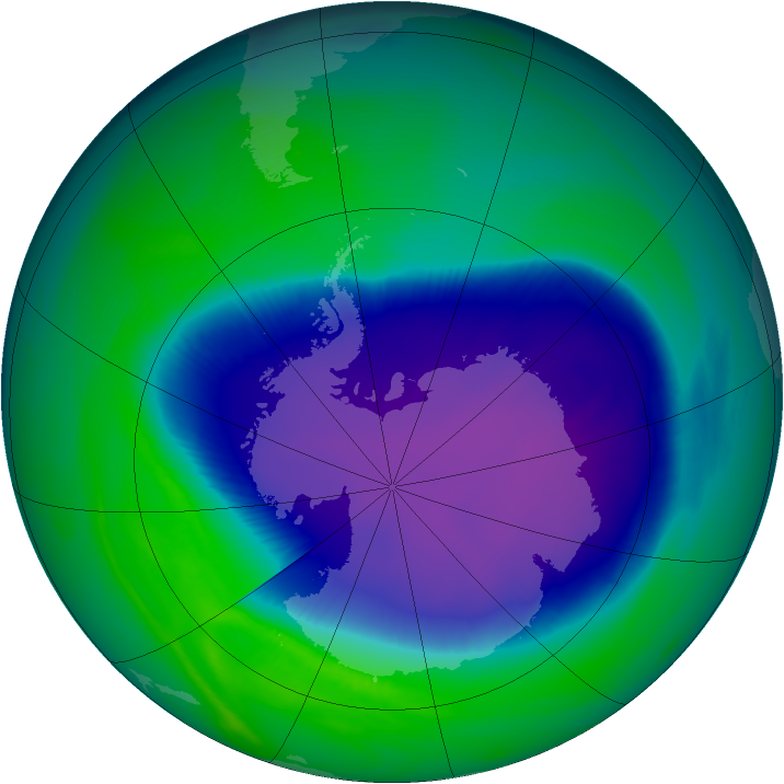 Ozone Map 2006-10-28